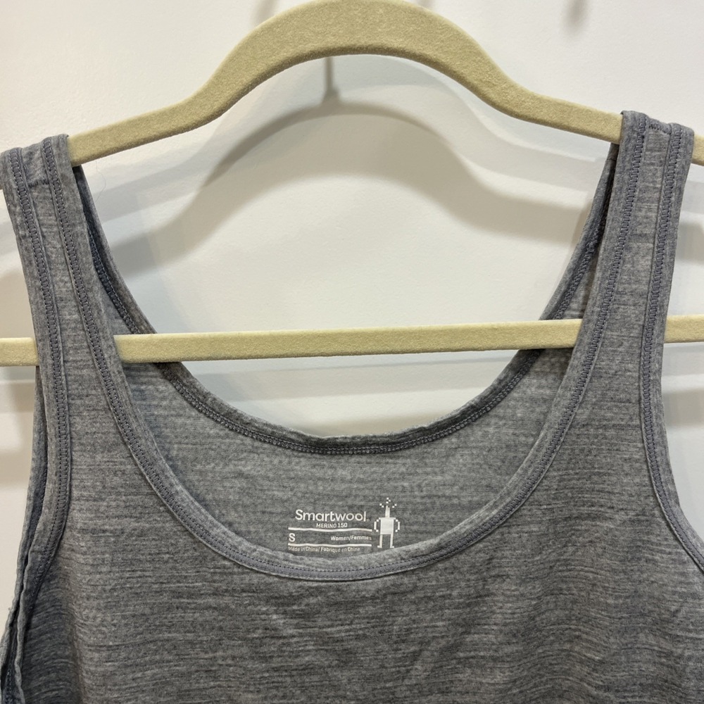 Smartwool Tank Top Woman's size small Gray - Picture 2 of 5
